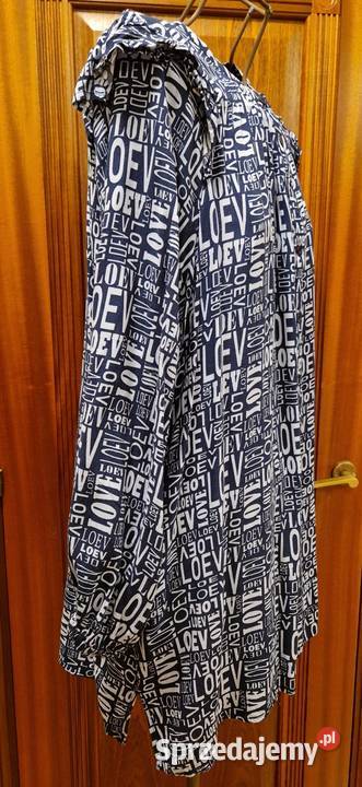 SUKIENKA tunika XXL plus size luna jakby niebieski