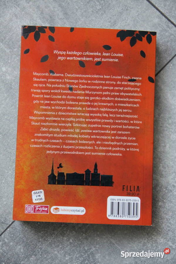 Harper Lee Idź postaw wartownika śląskie Chorzów