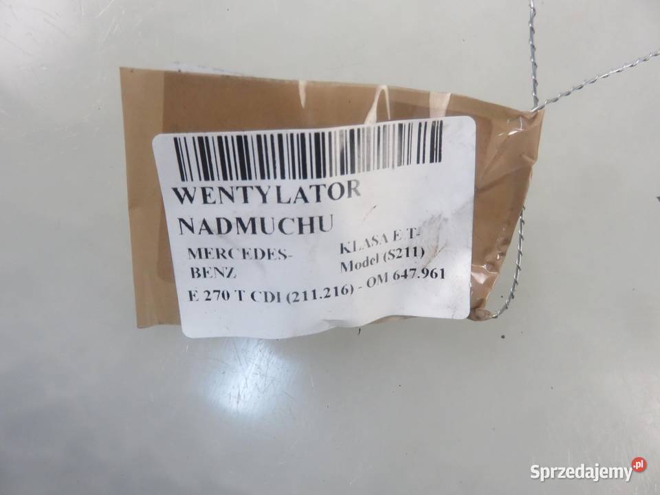 DMUCHAWA MERCEDES 211 2308210251