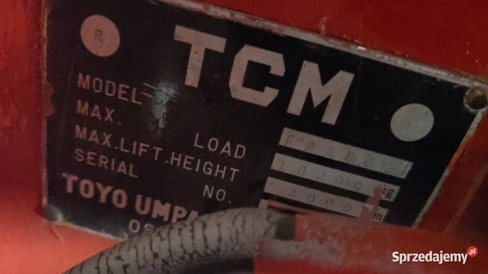 Wózek widłowy TCM 10T Opole