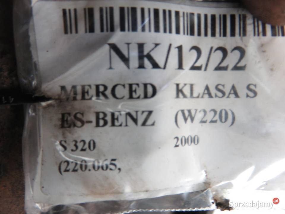 PIASTA TYLNA LEWA MERCEDES W220 320