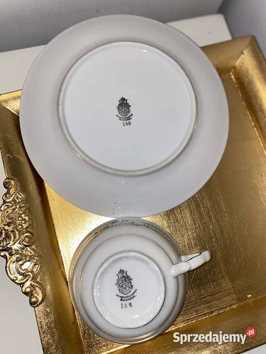 porcelanowe duo śniadaniowe Kraków sprzedam