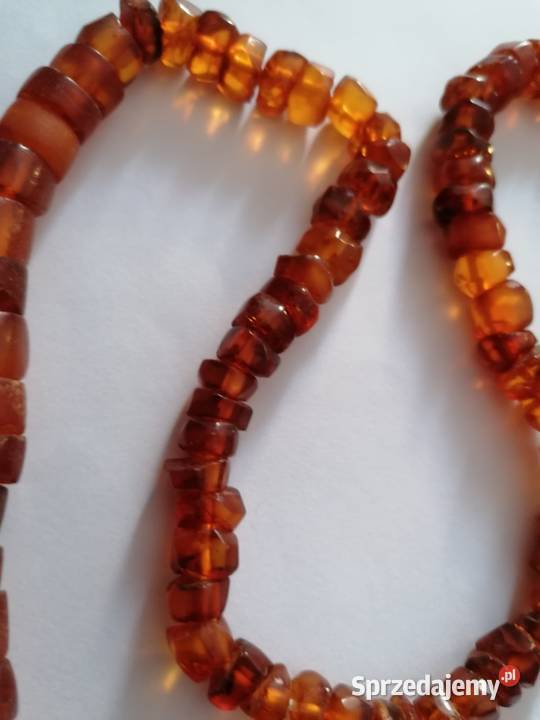 Stary Naszyjnik Bursztyn Vintage Białystok