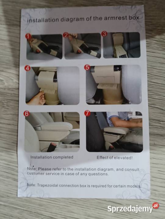 uniwersalny podłokietnik samochodowy ze Drążdżewo Nowe sprzedam