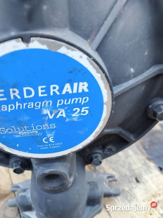 Pompa membranowa Pneumatyczna chemiodporna Nowy Tomyśl