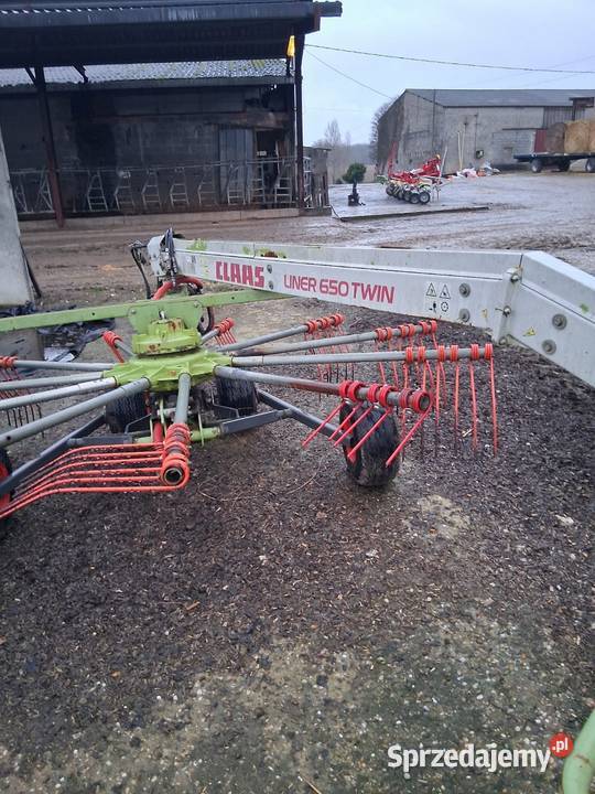 Zgrabiarka Claas Liner 650 Twin Lucynowo sprzedam