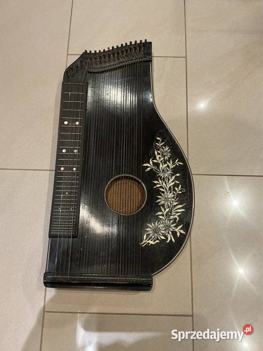 Stara Zabytkowa Cytra Instrument Muzyczny Nowa Sól