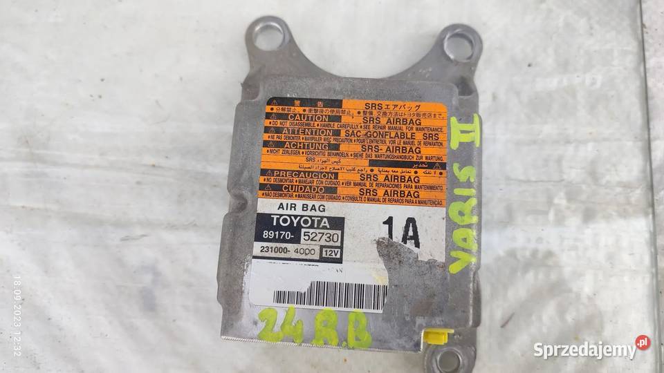 20072011 Toyota Yaris II 18TS 133 18VVTI Czujniki i sterowniki świętokrzyskie Włoszczowa