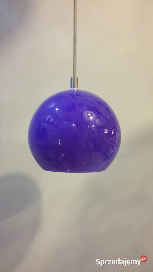 Lampa wisząca KULKA SZKŁO FIOLETOWE do pokoju wielokolorowy Oświetlenie Warszawa