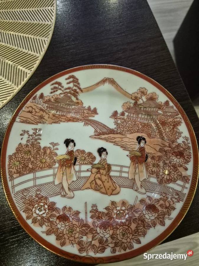 Trio porcelanowe Geisha Lithophane Made in Japan Jugów