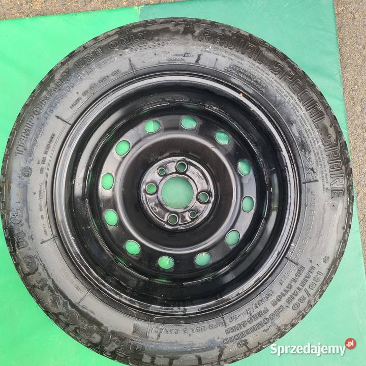 koło dojazdowe zapasowe 14 4x98 13580R14 fiat stalowe Brzeg sprzedam