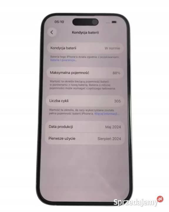 Smartfon Apple iPhone 15 6 GB 128 GB 5G Warszawa