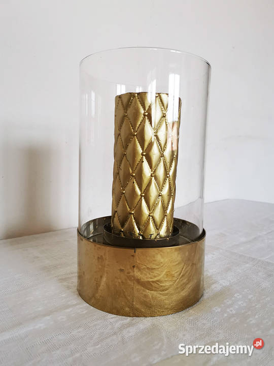 Skarby czasów PRLu Naczynie szklane świecznik Gdańsk sprzedam