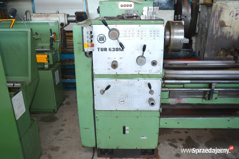 Tokarka uniwersalna TUR 630 M x 2500 mm FAT Głowno