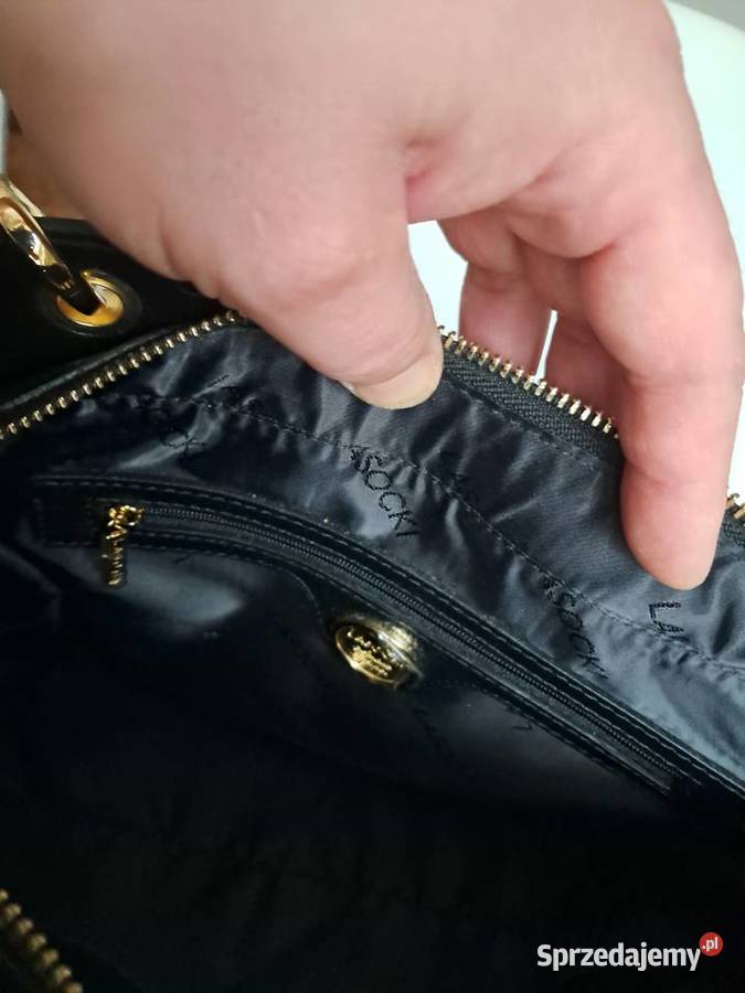 nowa czarna skórzana torebka Lasocki BRT595 brak Sandomierz