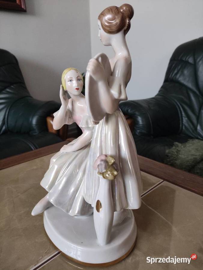 Baletnice Przed spektaklem porcelana Kijów Janów
