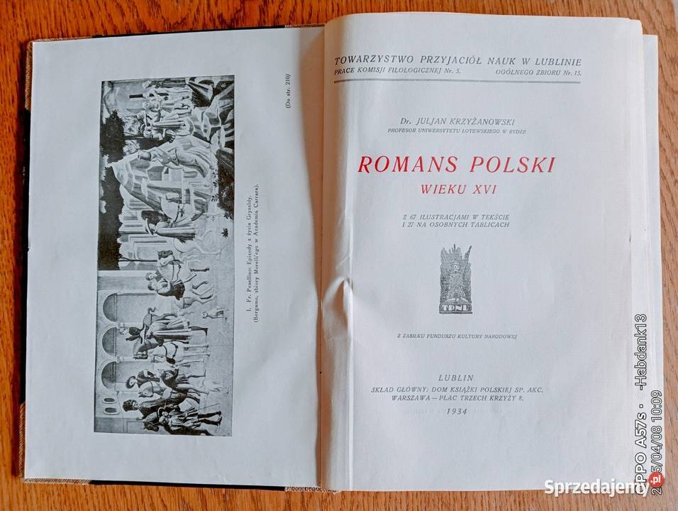 Romans polski doktora Juliana Krzyżanowskiego z Bychawka Trzecia