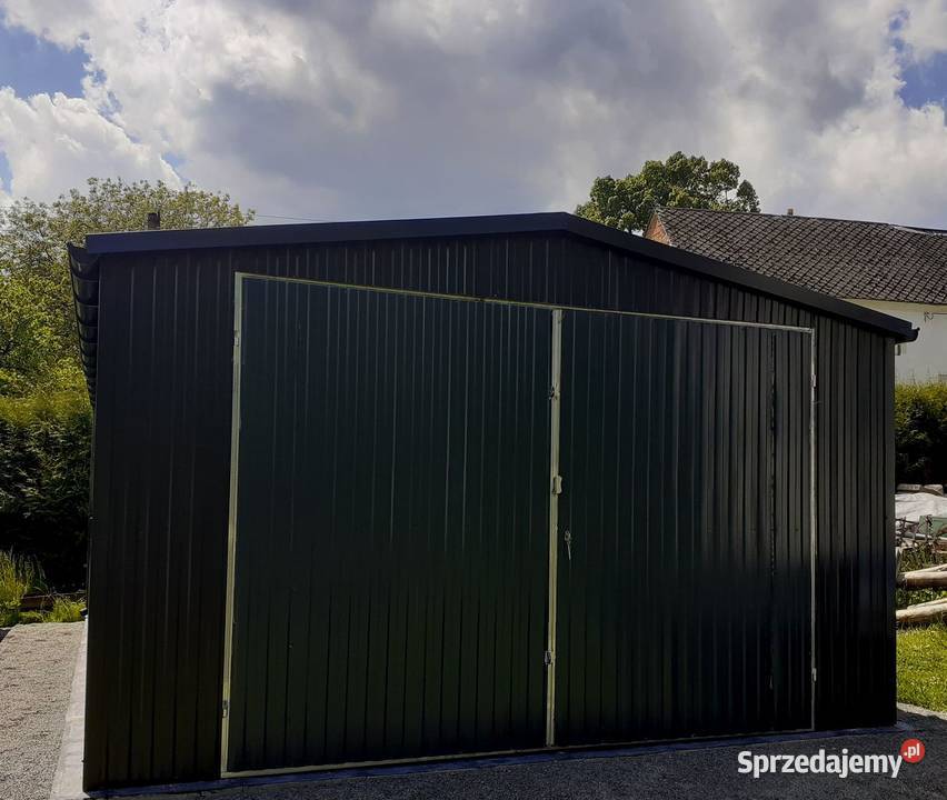 Garaż 4x65Profil Ocynk CGrafit RAL7016 Kielce