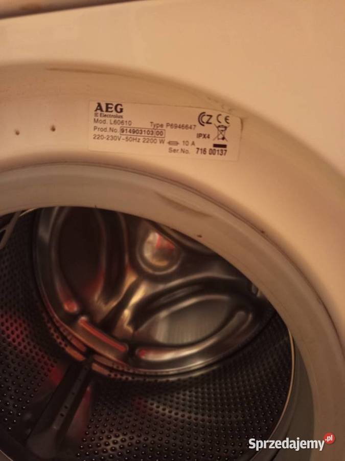 Przewód kabel zasilający pralki AEG l60610