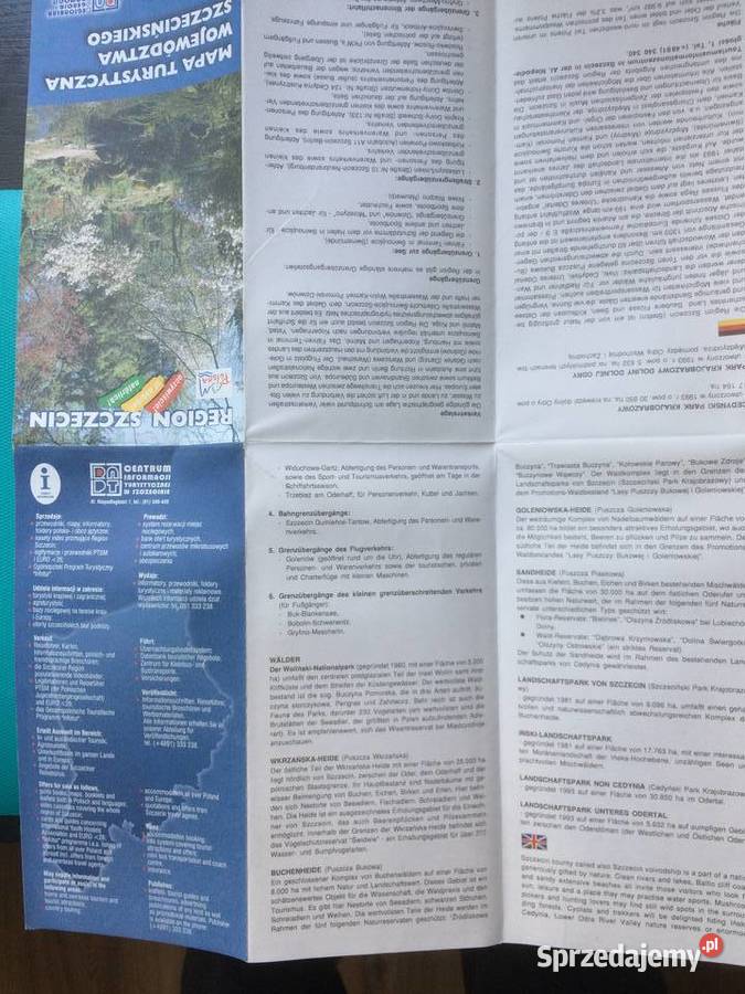 1031 Mapa Turystyczna Województwa Szczecin