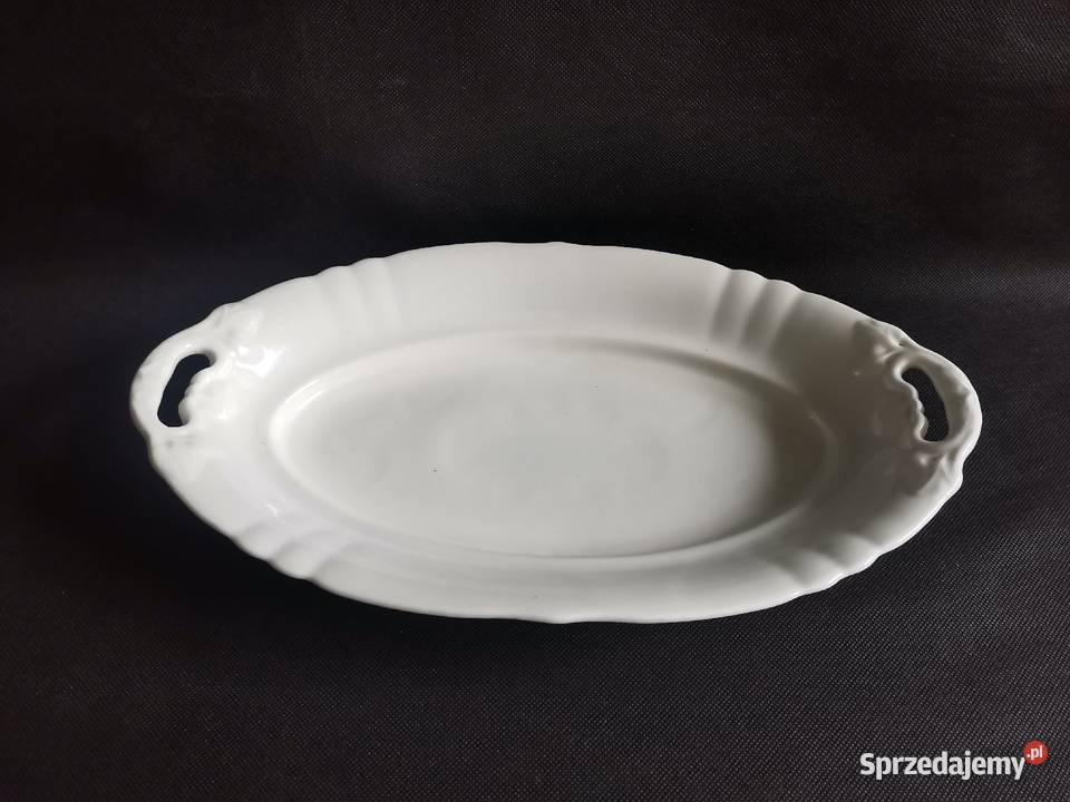 Stary przedwojenny duży półmisek porcelana Katowice