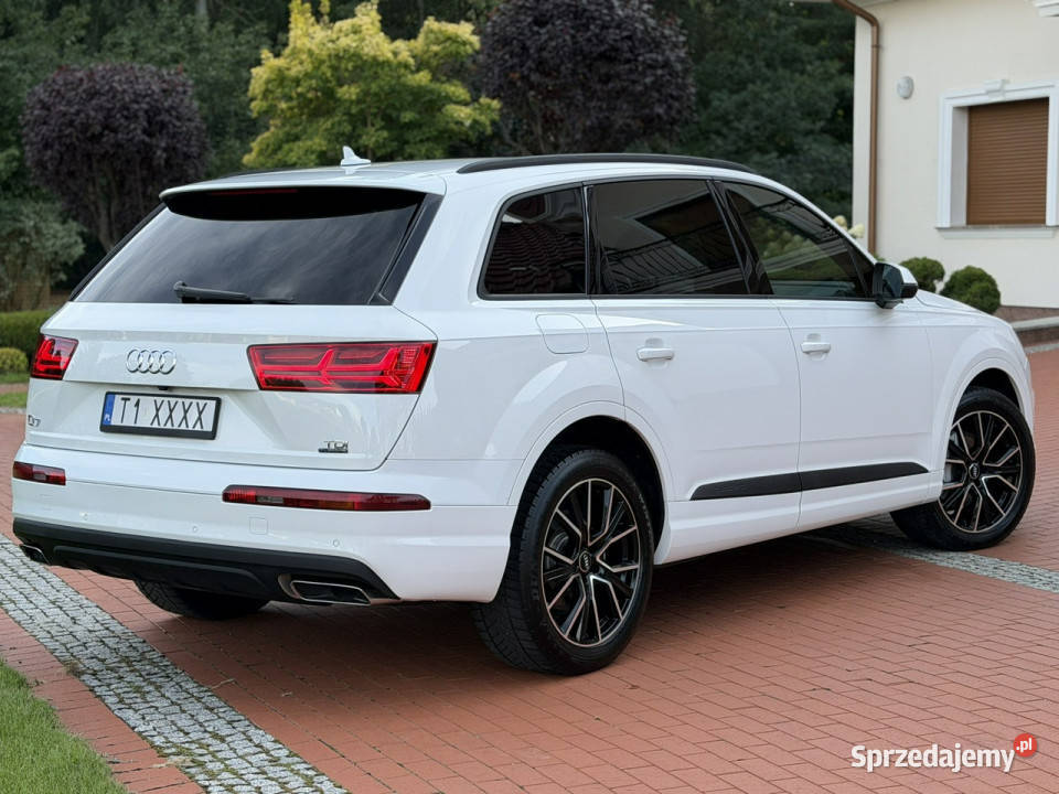 Audi Q7 30 TDI Bogato Wyposażona Polski Salon elektrochrom. lusterka boczne Widełki