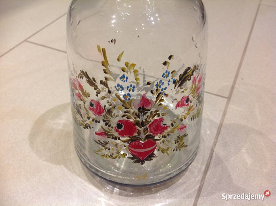 Stara Karafka Dzbanek BIEDERMEIER Nowa Sól