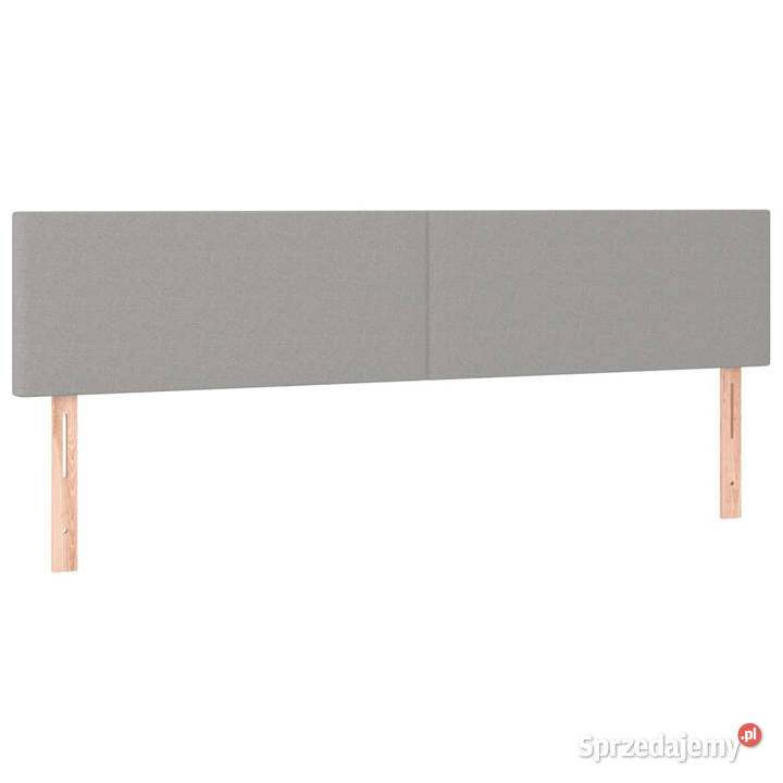 Zagłówek do łóżka z LED jasnoszary 200x5x7888 Warszawa sprzedam