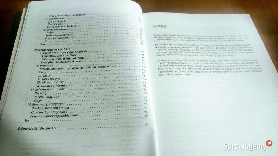 Matematyka zbiór zadań III 3 klasy gimnazjum pomorskie Gdańsk