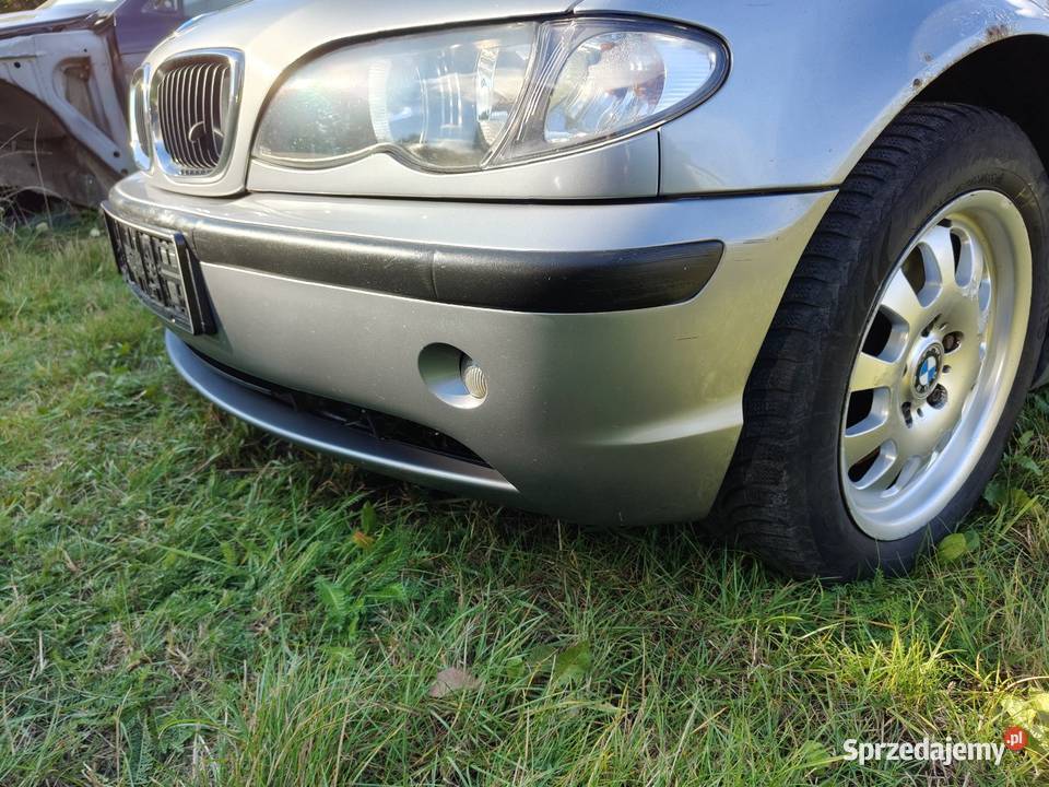 Bmw e46 zderzak przedni silbergrau metalic Aleksandrów Łódzki