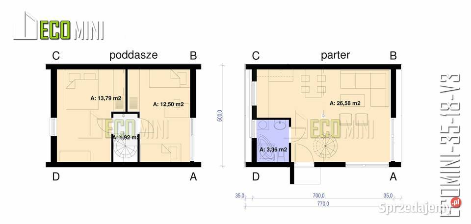 Gotowa konstrukcja budynku 52m2 Pozostałe Warszawa sprzedam