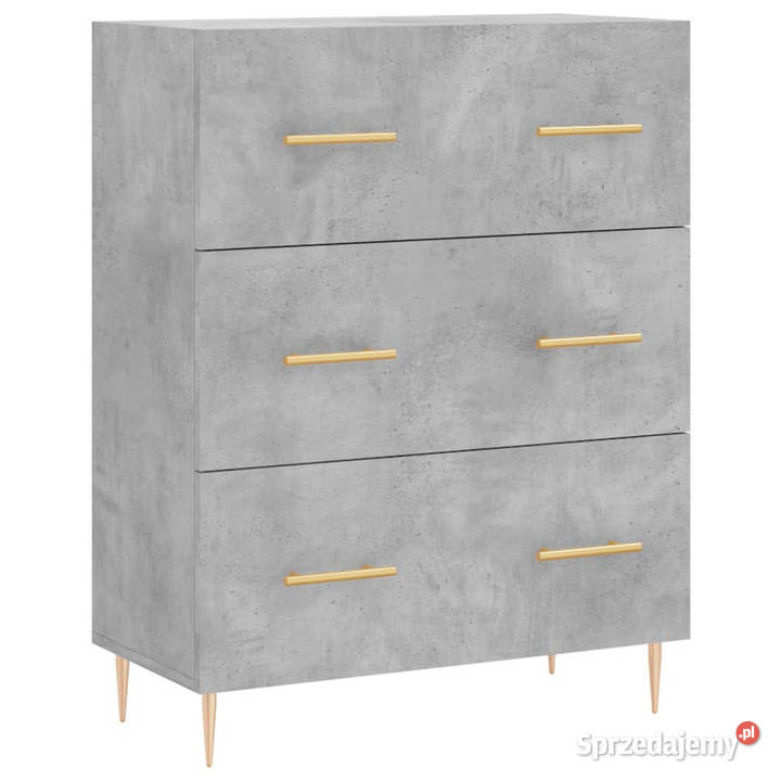 Szafka szarość betonu 695x34x90 materiał Warszawa