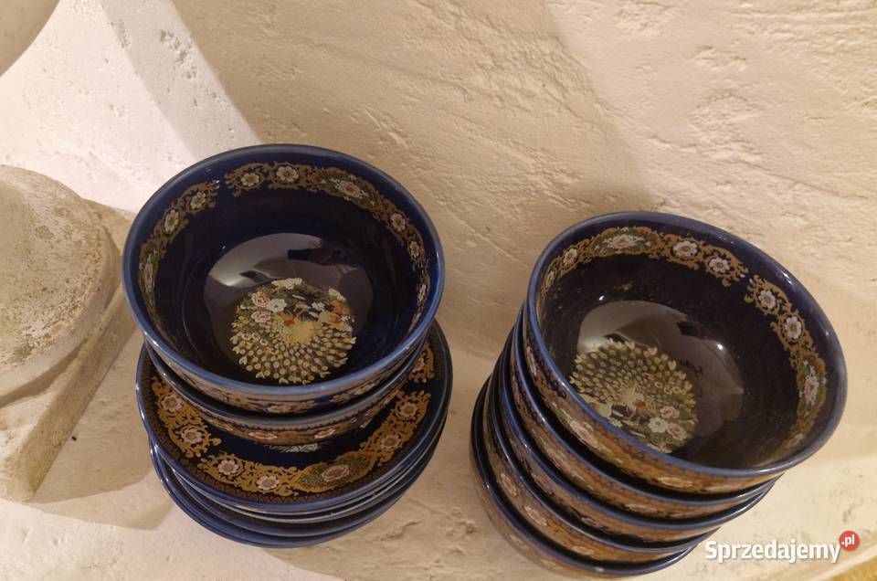 Zestaw 14 elementów MISKI BULIONÓWKI FLACZARKI lubelskie Lublin