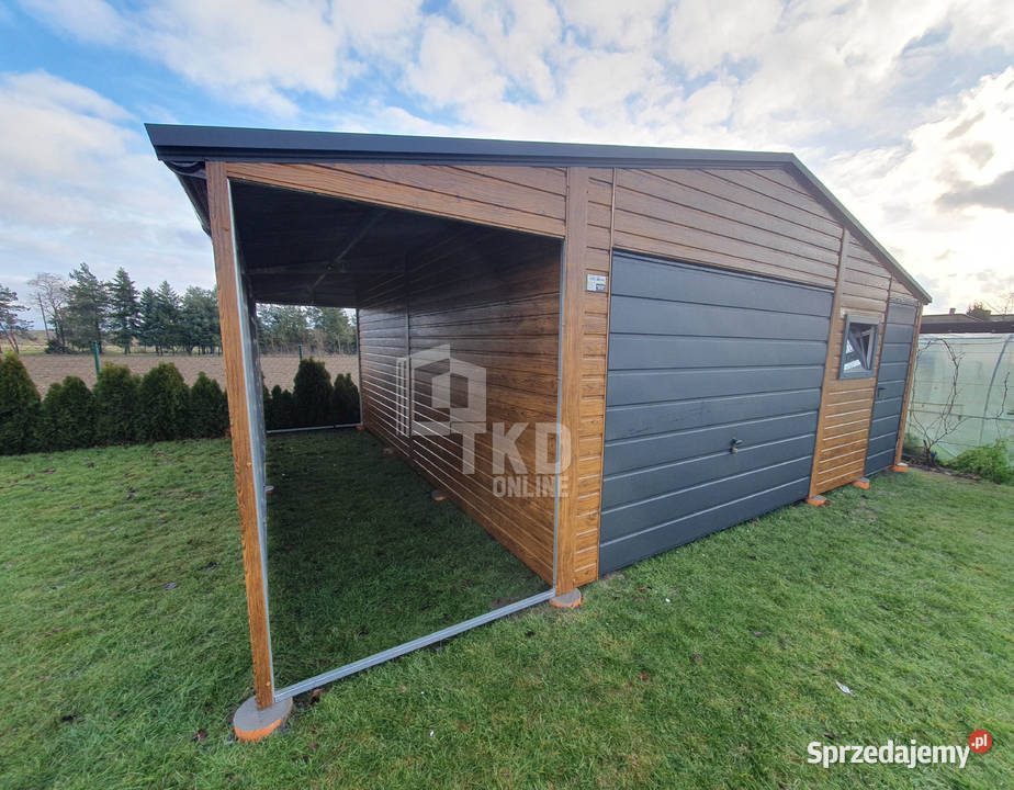 Garaż Blaszany 5x6 wiata 15x6 Brama okno drzwi lubuskie Gorzów Wielkopolski sprzedam