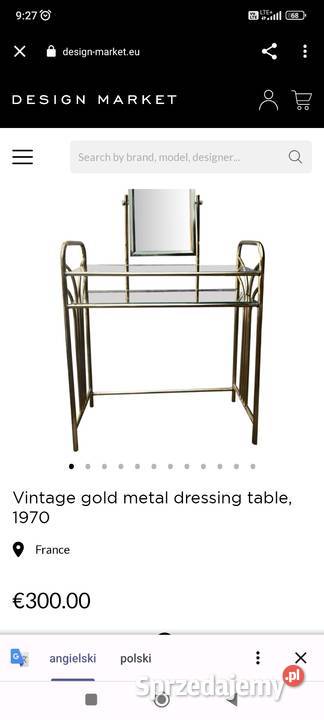 Metalowa toaletka vintage Olsztyn