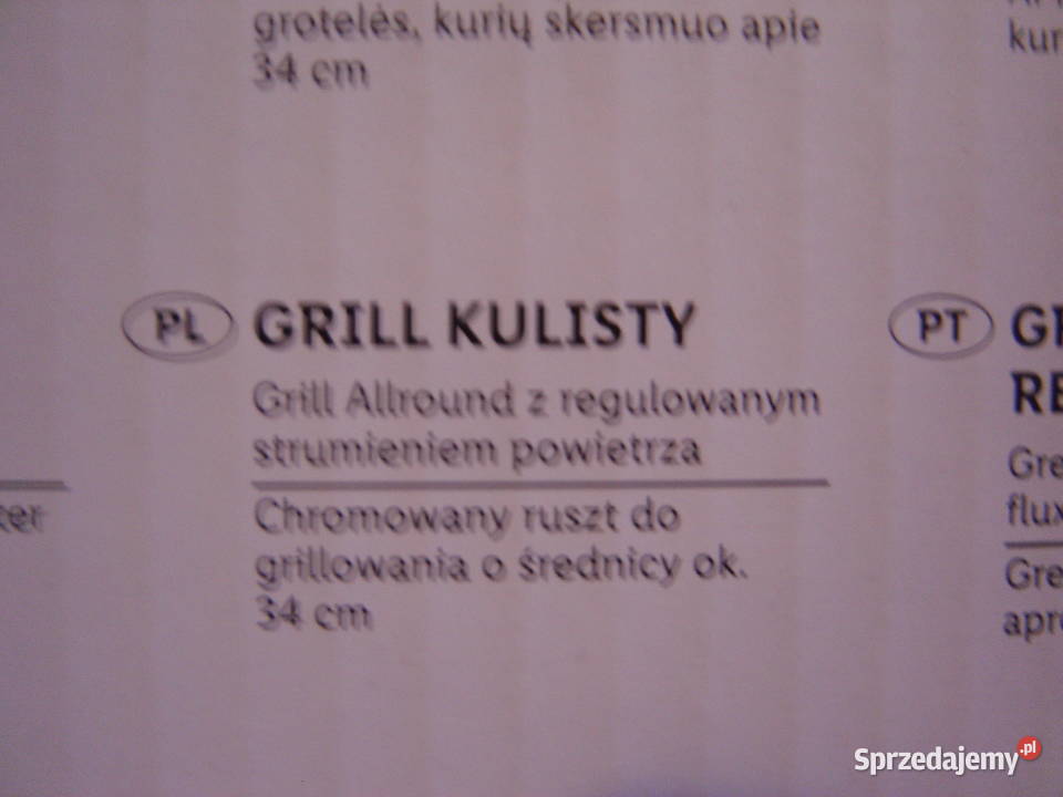 Grill węglowy kulisty okrągły o średnicy 34 z Grille węglowe Florianów