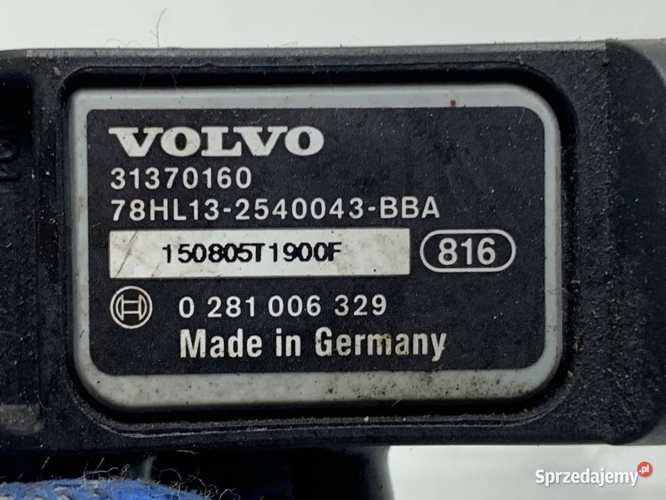 CZUJNIK CIŚNIENIA SPALIN DPF VOLVO V40 31370160 osobowe