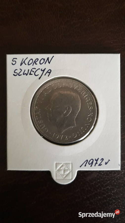 5 Koron Szwecja 1972 r