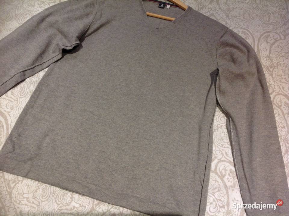 Sweter Męski WHITE STUFF L szary Angora 10 Swetry i golfy Moda i Styl sprzedam