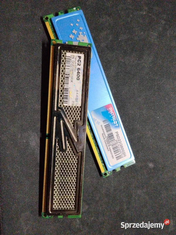 Pamięć DDR2 4GB 2x2GB 800MHz Patriot OCZ CL 4.0 sprzedam