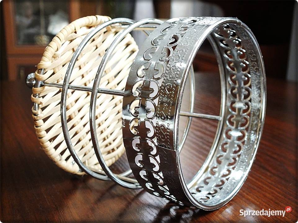 Koszyk Koszyczek na sztucce z PRL Nowy nie Żary