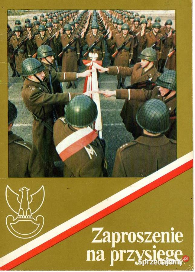 ZAPROSZENIE NA PRZYSIĘGĘ PRL Krynki