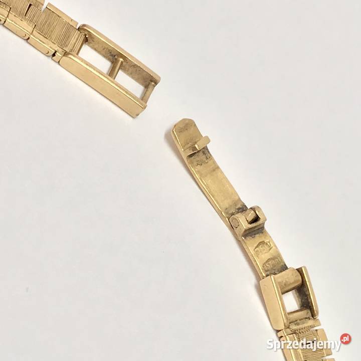 Złota BRANSOLETKA damska do ZEGARKA 750 18K 16 Warszawa sprzedam