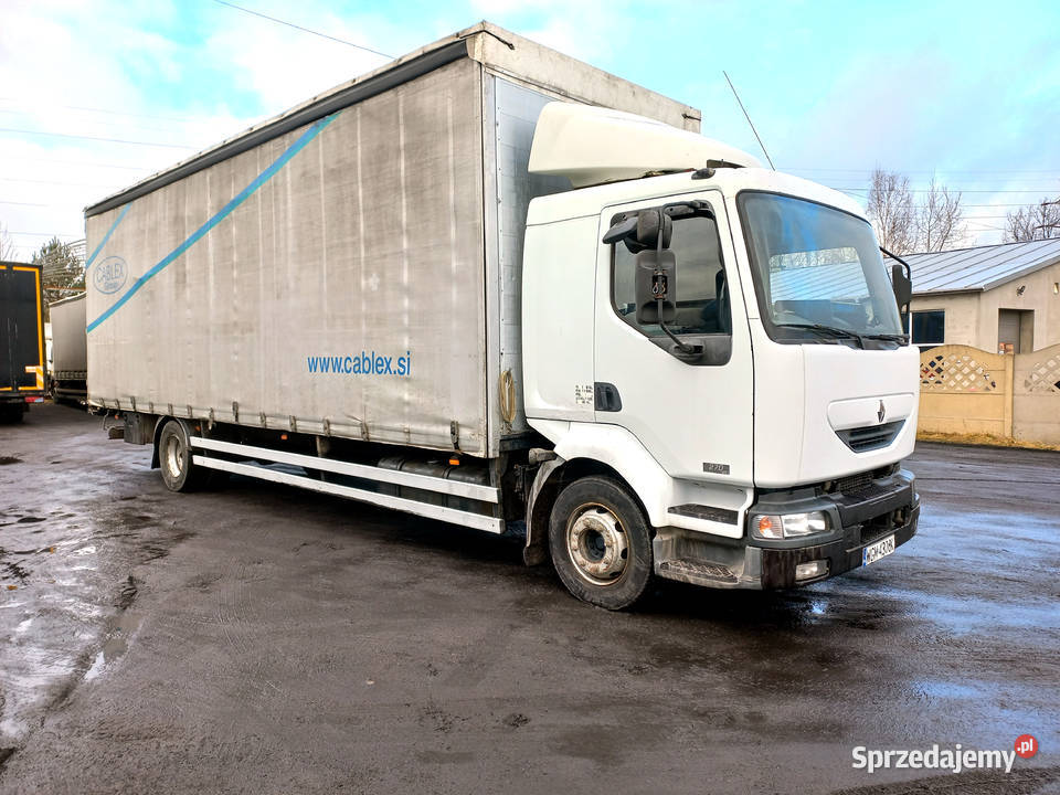 Renault Midlum 270DCI 21ep firanka Suwany dach pneumatyczne zawieszenie Plandeki śląskie Myszków