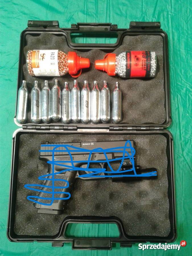 walizka na pistolet srutnaboje CO2 Gniezno