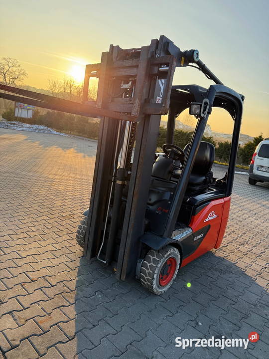 wózek widłowy elektryczny LINDE E14 Triplex 460m Działoszyn sprzedam