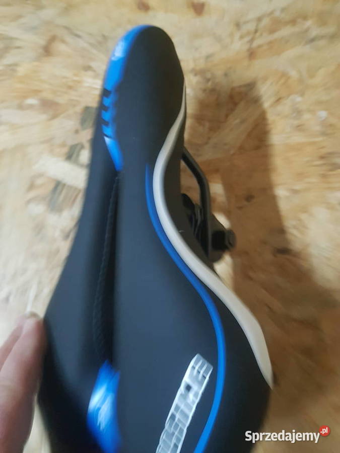 Siodło Alltime mtbGEL czarnoniebieskie wentylowa wielkopolskie Głogowa