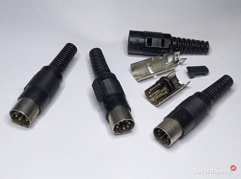 Wtyk WM745 Unitra czarny Gdańsk