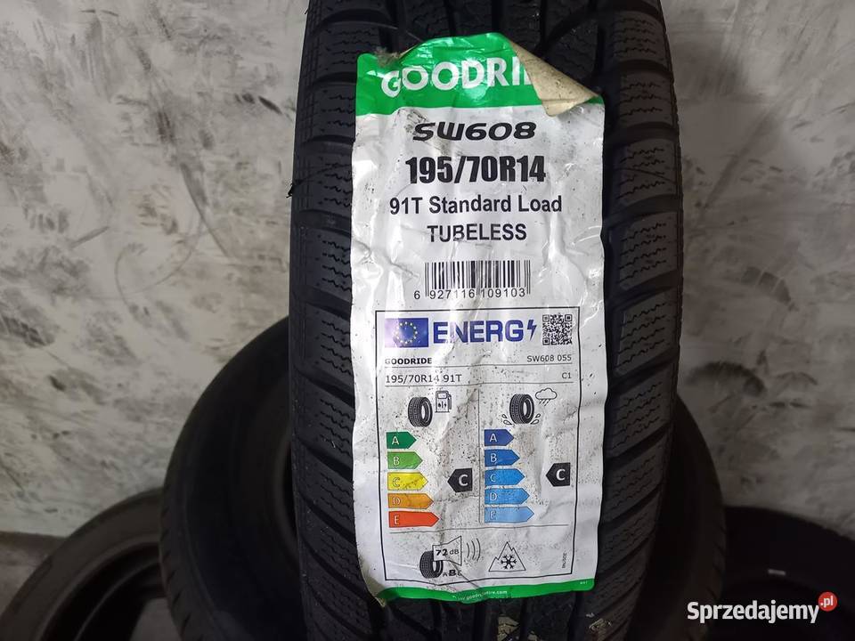 4x Opona NIEUŻYWANA ZIMOWA 19570R14 GOODRIDE 169 T do 190 km/h podlaskie