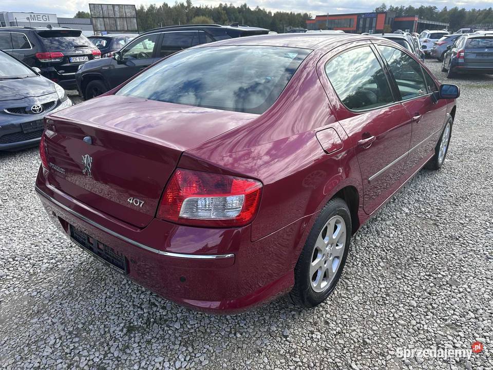 Peugeot 407 Przebieg 106 Bogate Wyposażenie Ładna